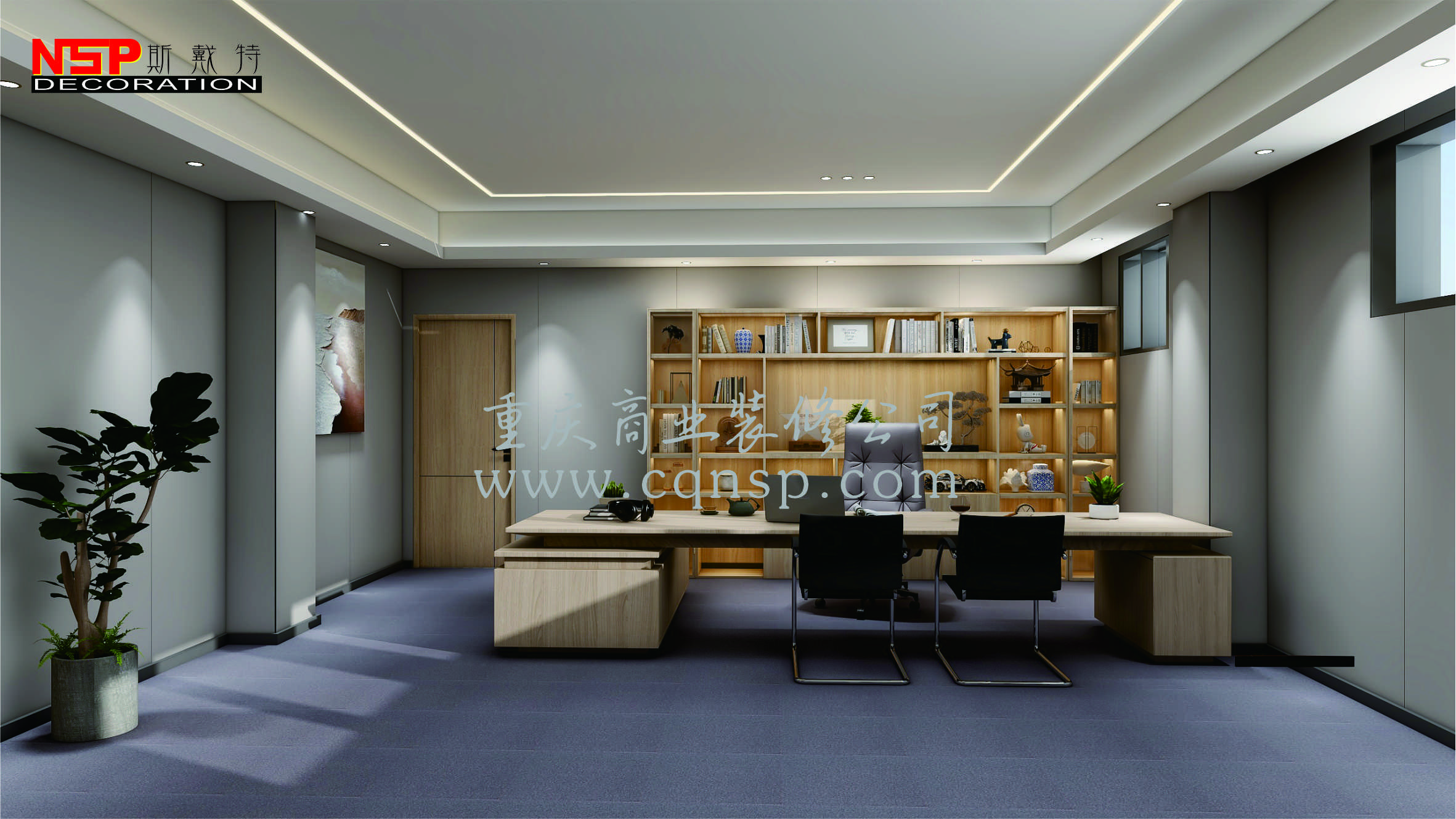 九龙坡传媒公司办公室装修案例